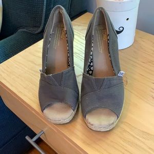 Toms Calypso Canvas Wedge